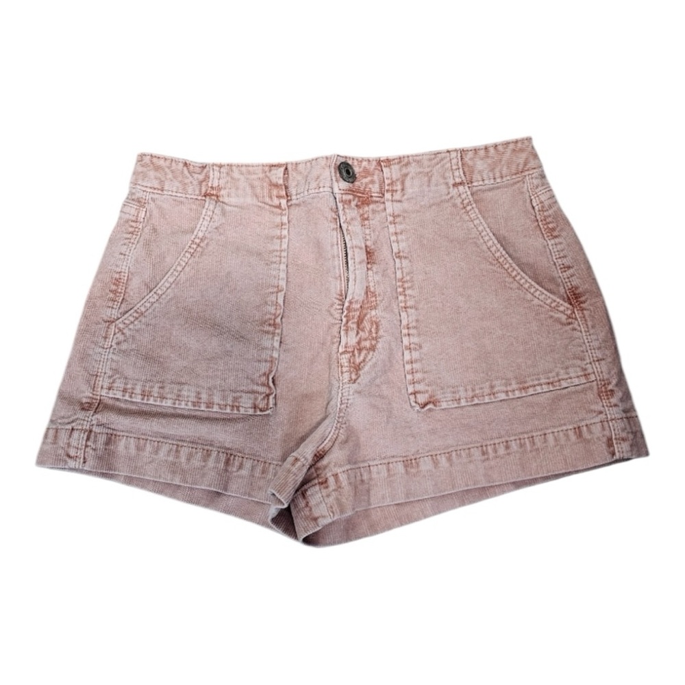 Women's Pink super stretch corduroy Shorts